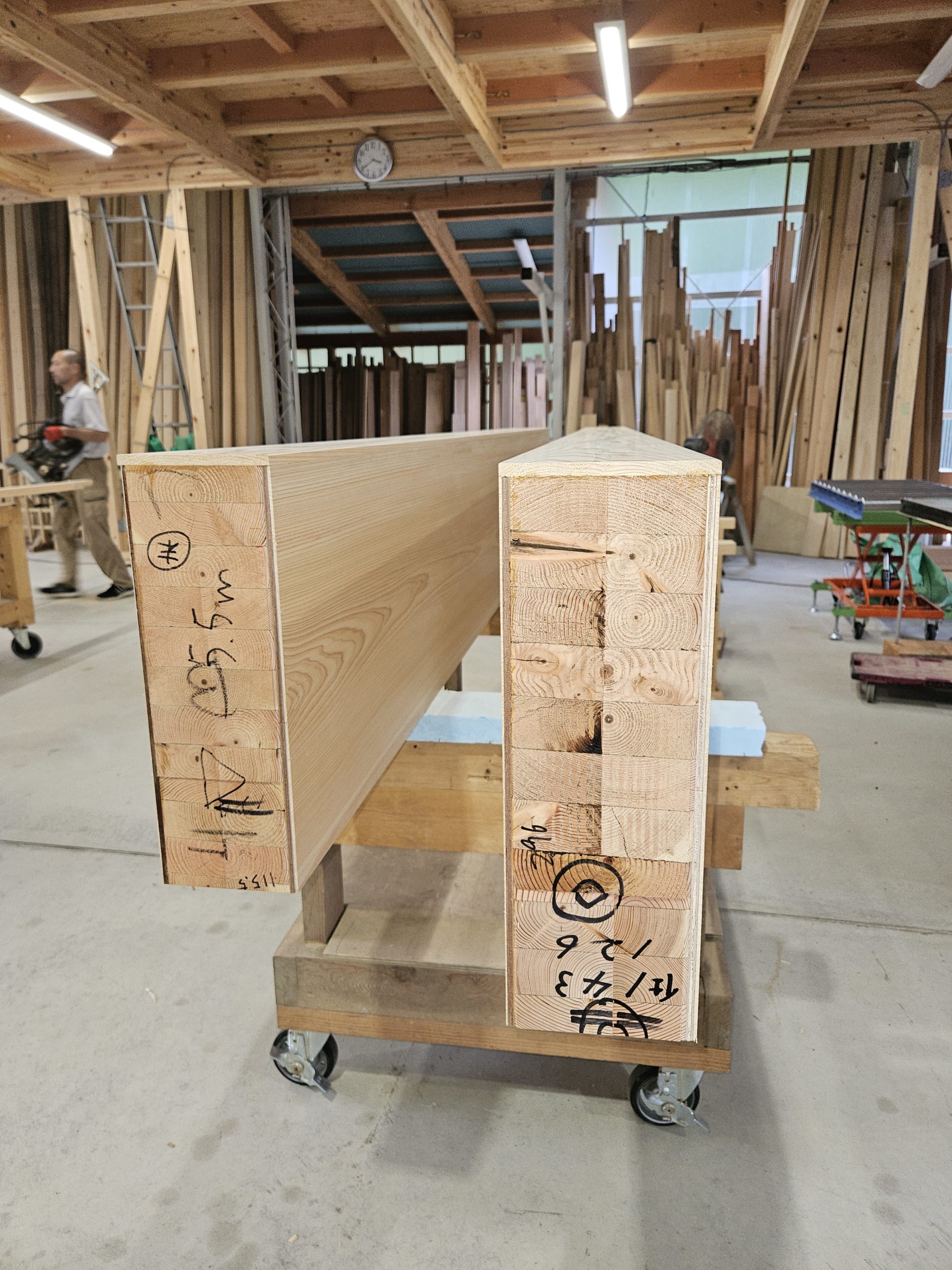 厚突板貼り 化粧梁・化粧柱 - 画像 (3)